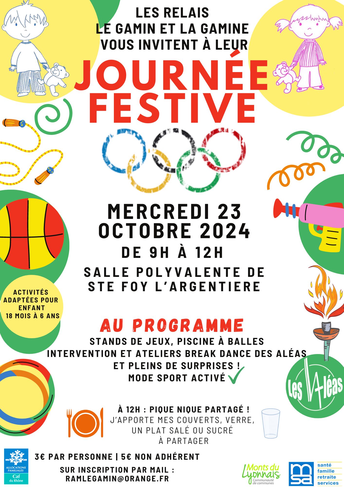 Affiche Journée Festive JO 2024